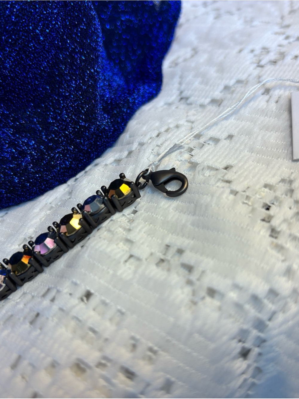 Park Lane Champion Two-Tone Crystal Bracelet in Gold & Silver Hematite Setting - Picture 8 of 10